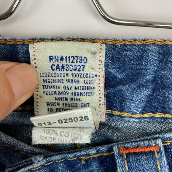 Y2K CORE True Religion ‘Joey’ Flare Jeans – Low Rise Distressed – Women’s 28 - Picture 6 of 9